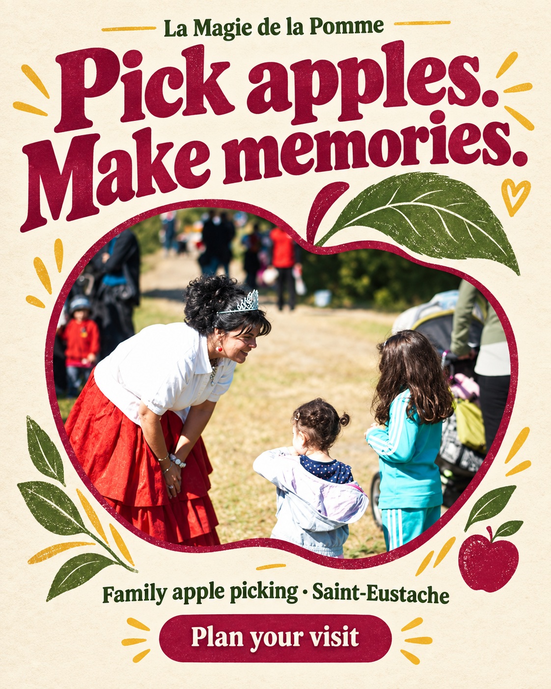 Picking apples… and making memories!